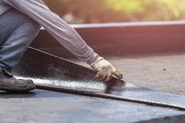 Professional Waterproofing technician working in Kunkle, OH